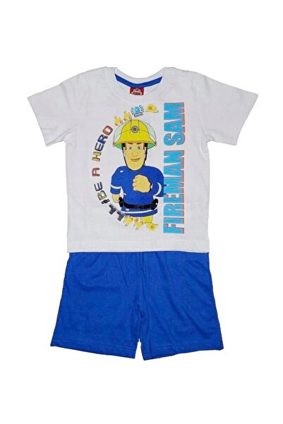 Disney Pijama cu mânecă scurtă, Pompierul Sam, Albastră