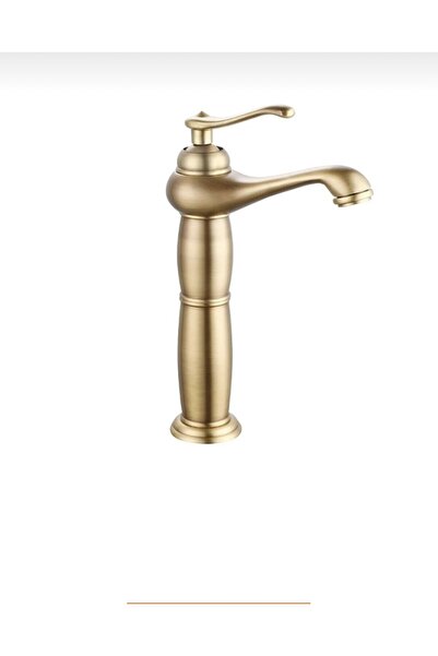 banyosepeti Çanak Batarya Mat Altın Banyo Armatürü Lavabo Musluğu Mat Gold Kl...