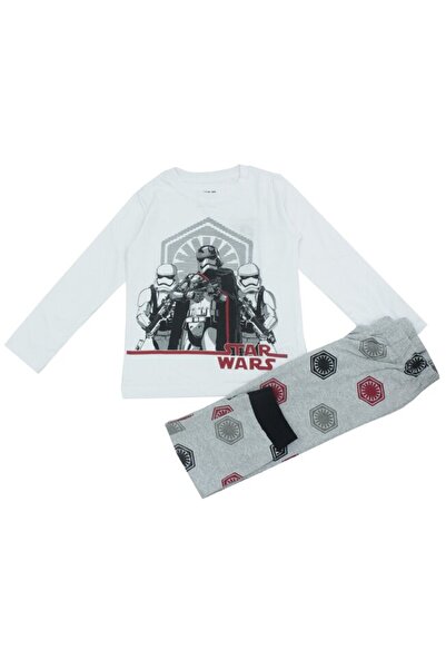 Star Wars Long Sleeve Pajama, Boys, Cotton, Star Wars, White