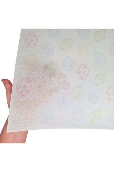 Papette Set 50 buc Hârtie de mătase model Paște Pastel Egg Delight 28g – form...