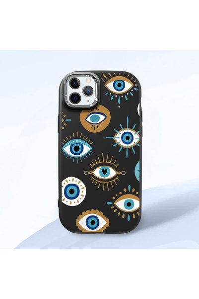 ucuc iPhone 11 Pro Max Compatible Shock-Absorbing Camera Protected Black Sili...