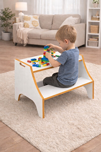 MUSVENUS Nossy Montessori Ahşap Masa / Çocuk Oturmalı Aktivite Masası