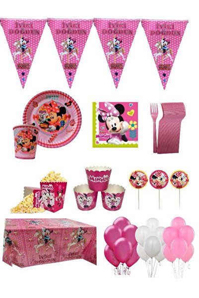 CAVAŞ sun hat Conceptul de ziua de naștere Minnie, consumabile pentru petrece...