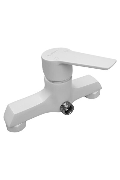 CELESTA Baterie duș Sierra, Alamă, Alb Mat, Pentru o persoană , Cartuș 1/2", ...