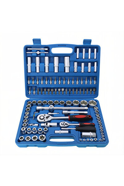 Issa Tool Set with Sockets, Bits and Ratchet 108 Pieces for Auto Repairs and DIY