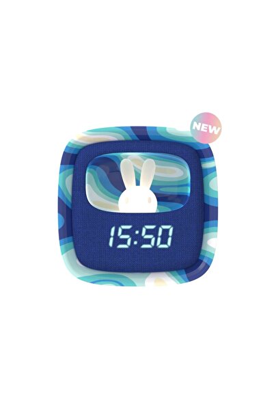 MOB Paris Digital clock with night light, Billy Blue Waves, MOB Paris, 3 years+