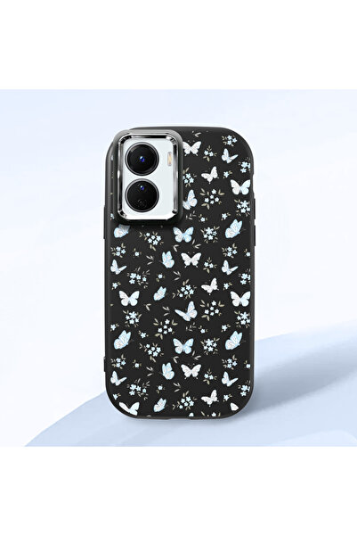 ucuc حافظة سيليكون سوداء متوافقة مع هاتف Vivo Y16/Y02S مزودة بـ ماصّ للصدمات ...