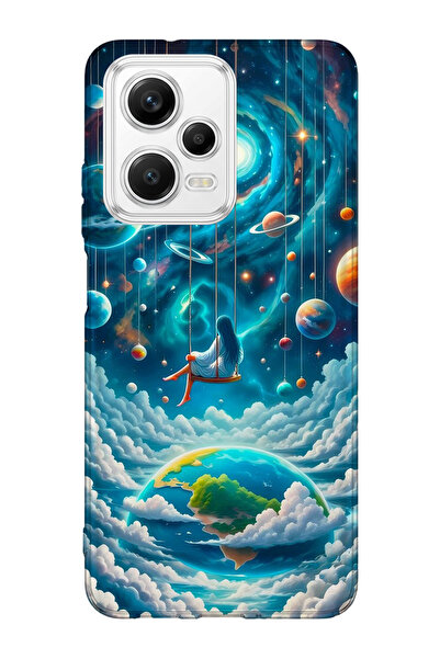 lelia حافظة هاتف شفافة متوافقة مع Redmi Note 12 5G مطبوع |   مجموعة كوزميك وِ...