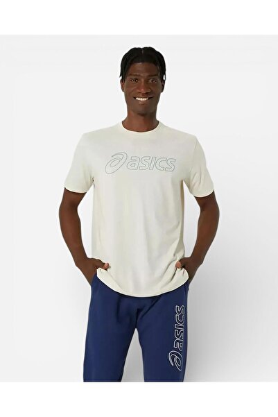 Asics Logo Ss Tee Erkek Kahverengi Kısa Kollu Tshirt 2031e188-200
