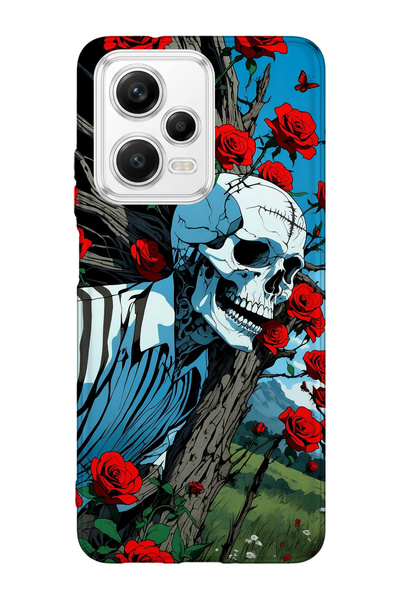 lelia حافظة هاتف شفافة متوافقة مع Poco X5 5G مطبوع |   المجموعة: دارك فورس دو...