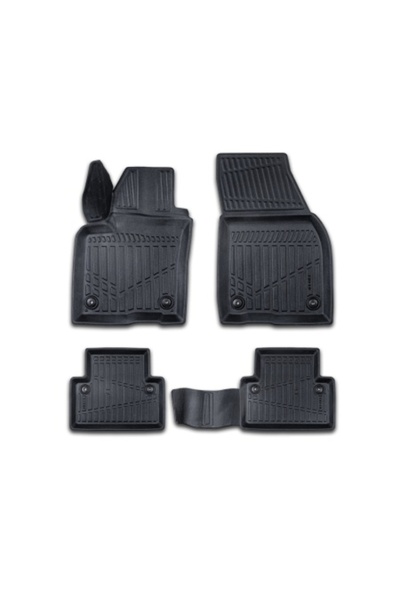 DELUXETUNING Set covorașe din cauciuc pentru VOLVO S 40 2004-2012, formă 3D