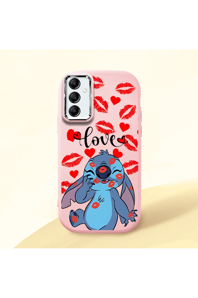 ucuc حافظة سيليكون وردية متوافقة مع هاتف سامسونج جالاكسي A14 4G/5G مع حماية ل...