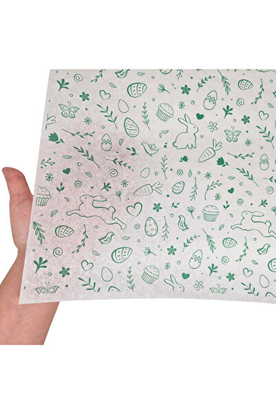 Papette Set 50 buc Hârtie de mătase model Paște Happy Bunny Party 28g – forma...