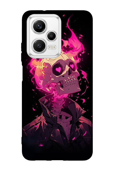 lelia حافظة هاتف شفافة متوافقة مع Poco X5 5G مطبوع |   المجموعة: دارك فورس دو...