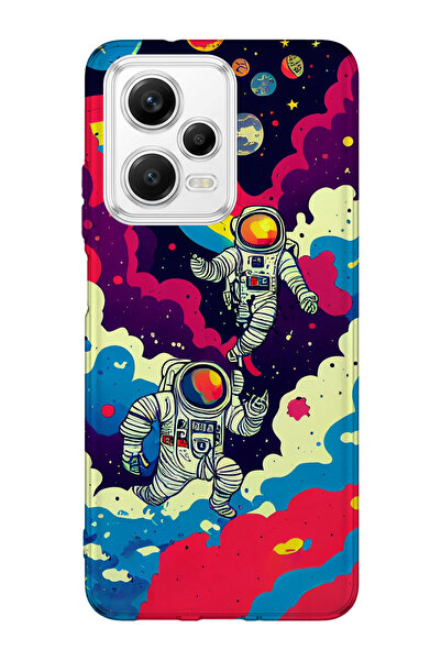 lelia حافظة هاتف شفافة متوافقة مع Redmi Note 12 5G مطبوع |   مجموعة كوزميك وِ...