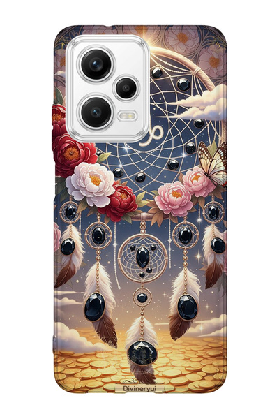 lelia حافظة هاتف شفافة متوافقة مع Poco X5 5G مطبوع |   مجموعة: زودياك ميوس سي...