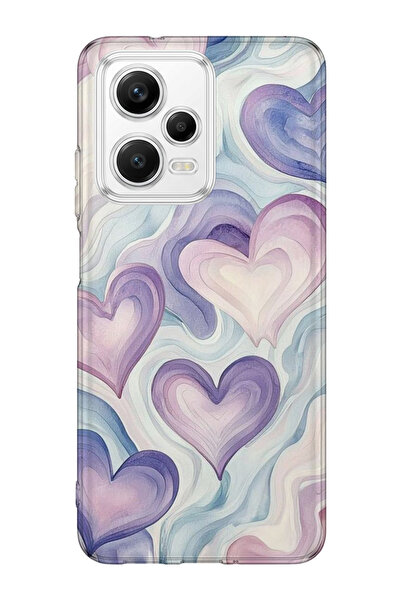 lelia حافظة هاتف شفافة متوافقة مع Poco X5 5G مطبوع |   مجموعة: سلسلة باستيل ب...