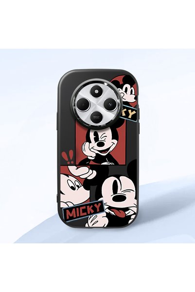 ucuc Redmi A4 Compatible Shock-Absorbing Camera Protected Black Silicone Case...