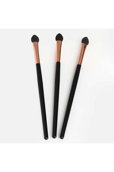 OEM Четка за сенки за очи с гъба 13,5 см - 3 бр.