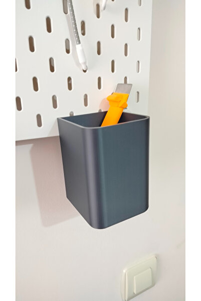 DU&ER Skadis Compatible Pegboard Pen Holder Organizer – Wall Panel Pen and Ma...