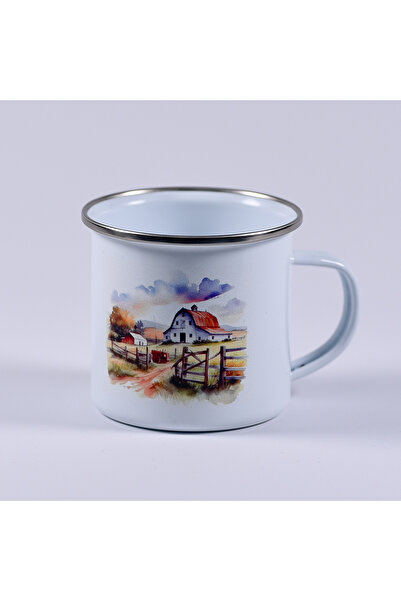 Antok Art AntokArt Enamel mug 230ml - Farm