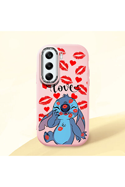 ucuc جراب سيليكون وردي متوافق مع هاتف تكنو كامون 40 برو 5G (CM7) مع حماية للك...