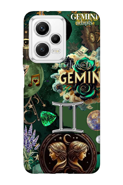 lelia حافظة هاتف شفافة متوافقة مع Poco X5 5G مطبوع |   مجموعة: زودياك ميوس سي...