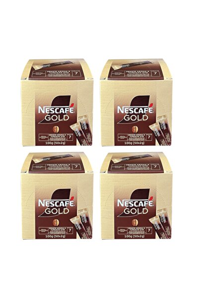 Nescafe ذهب 2 جرام 50 قطعة × 4 علب (200 قطعة)