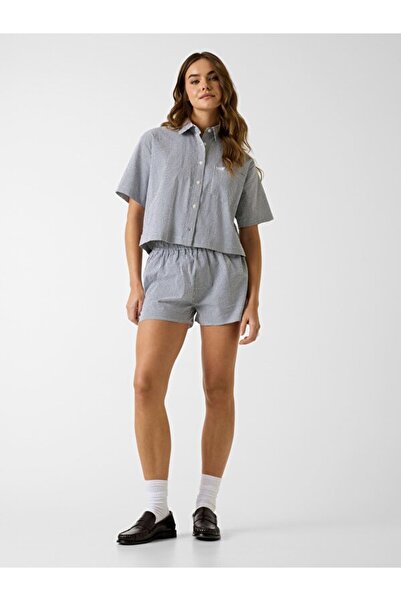 Guess Jeans Дамски къси панталони с нормална кройка