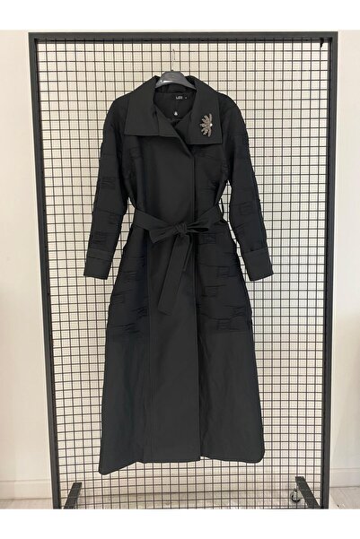 Armine TREND Broş Detaylı Trençkot-26YT803