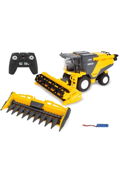 Jamara Combină agricolă de jucărie Harvester MT-1000, cu telecomandă, fum și ...