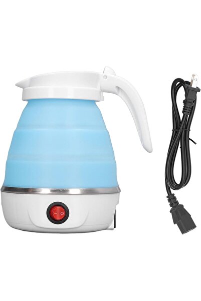 Generic Folding Electric Kettle, 0.6L 600W Slim Foldable Design for Travel Po...