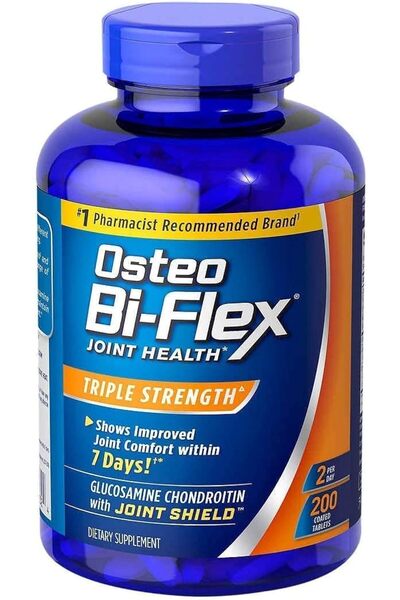 Osteo Bi-Flex مكمل غذائي بي بي فليكس ثلاثي القوة (200 حبة)، 200 حبة