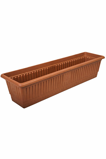 Binbirreyon Saksı Balkon Saksısı 71cm Teracotta 13Lt Plastik AH075