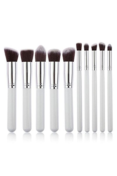 SensoPRO Milano Set of 10 white kabuki makeup brushes + storage case