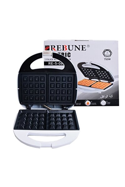 rebune Electric waffle maker – Model RE-5-065 – for preparing perfect waffles...