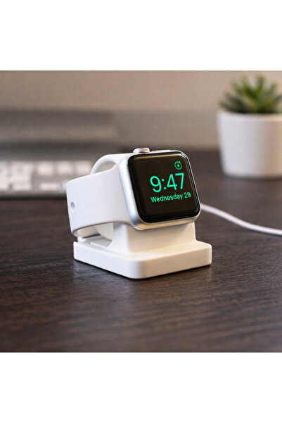 Akıllı saat Uyumlu Masaüstü Şarj Standı – Saat Standı Şık Tasarım iç yuva 27 mm çap