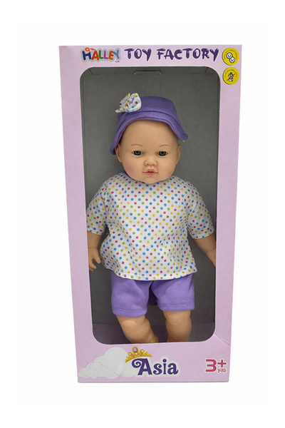 Peluş Sepeti Halley Oyuncak Asia Bebek 40 Cm - Yumuşak Dokulu