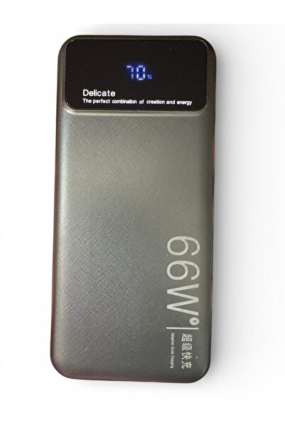 OEM 66W external battery with integrated cables and fast charging