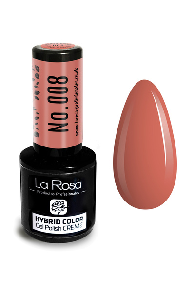 La Rosa Productos Profesionales Lac de unghii La Rosa Profesionales CRÈME hyb...