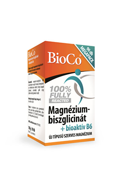 Bioco Магнезиев бисглицинат + биоактивен витамин B6 - 90 филмирани таблетки