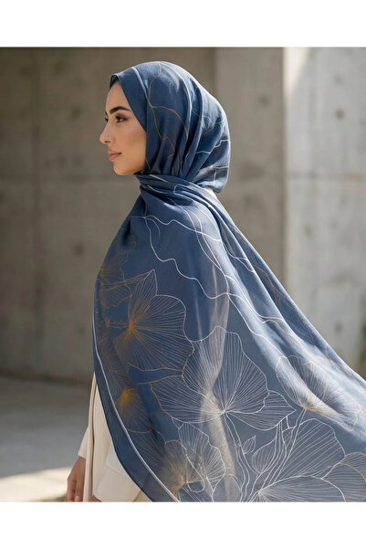 LuvenSara شال صيفي - أزرق غامض