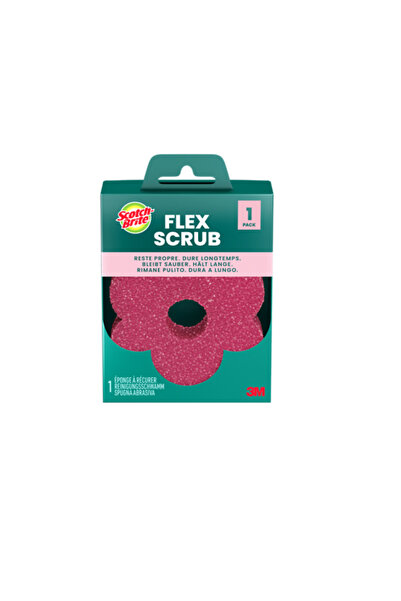 Scotch Brite Burete de curatat vase, 3M, Scotch-Brite, Flex Scrub, roz, antiz...