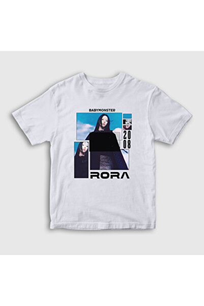 Presmono Unisex Kids White Poster Rora Babymonster Baby Monster T-Shirt 609238Tt