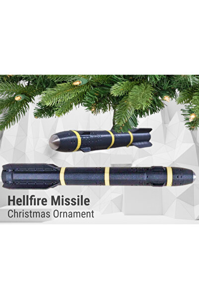 Titrek Toys Hellfire Füzesi Yılbaşı Süsü - Hellfire Missile Christmas Ornamen...