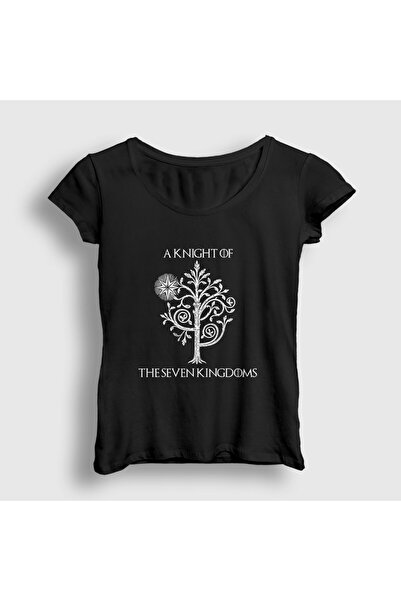 Presmono Women's Black Tree a Knight of the Seven Kingdoms T-Shirt 610558Tt