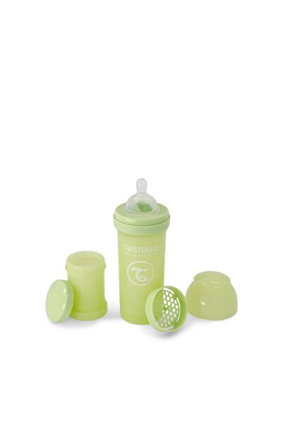 Twistshake Biberon anticolici 2+ luni, 260 ml, verde,