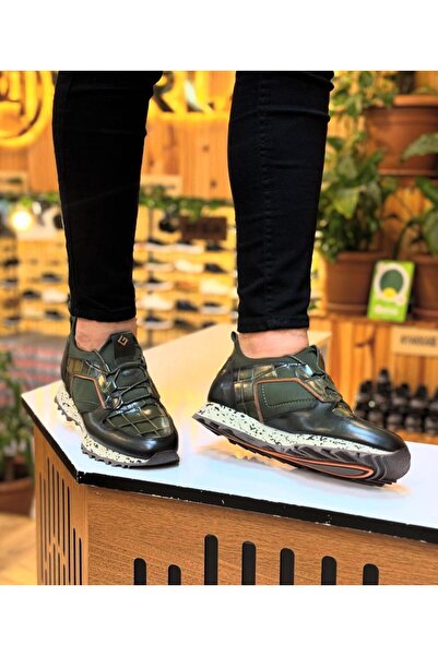 Parlak Streçli Sneakers Ayakkabı