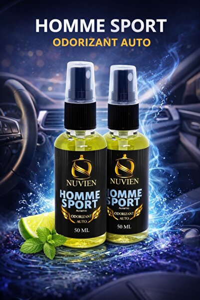OEM Set 2 x Odorizant Auto Homme Sport, 50 ml fiecare, Parfum Fresh Masculin