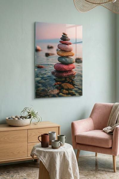 Ahsen resim çerçeve Tablou din sticlă rezistentă la spargere 5mm (grosime) - ...